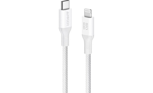 CABLE ANKER POWER LINE SELECT TIPO C - LIGHTNING 1.8M BLANCO