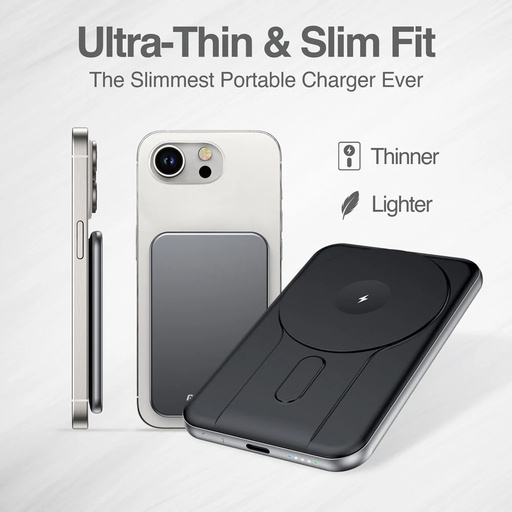 POWER BANK MAGNETICO MS5 5000MAH ARGOMTECH  