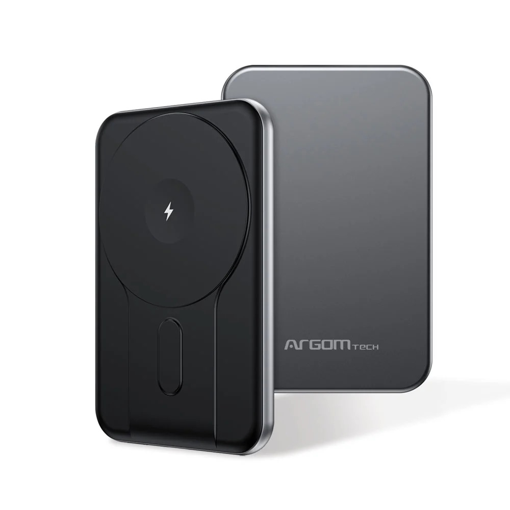 POWER BANK MAGNETICO MS5 5000MAH ARGOMTECH   (NEGRO)