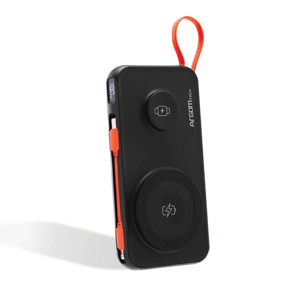 POWER BANK MAGNETICO ST10 ALUMINIO 10000MAH ARGOMTECH   
