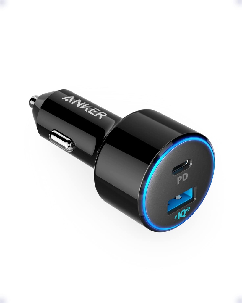 CARGADOR CARRO ANKER POWER DRIVE DUAL  20W TIPO C - 15W USB
