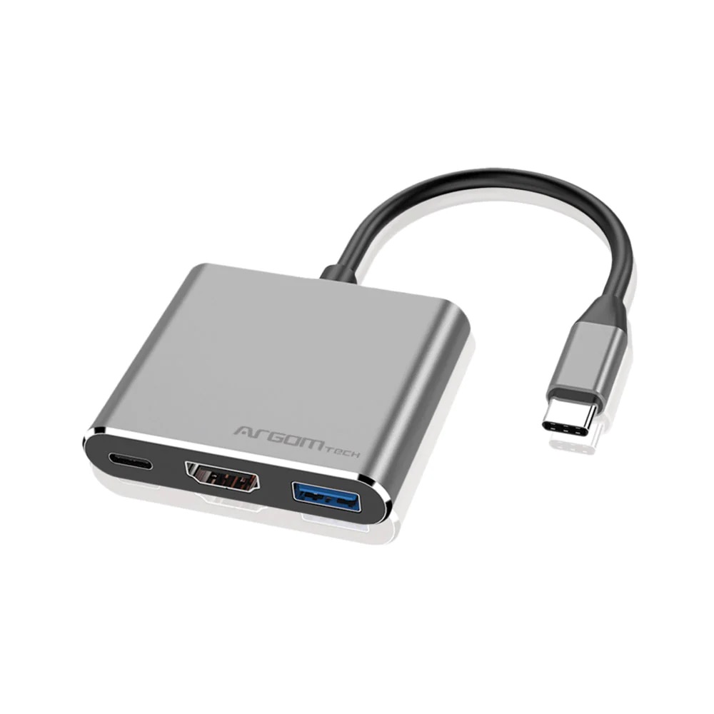 HUB 3-EN-1 TIPO -C HUB HDMI/USB 3.0 TIPOC ARGOMTECH