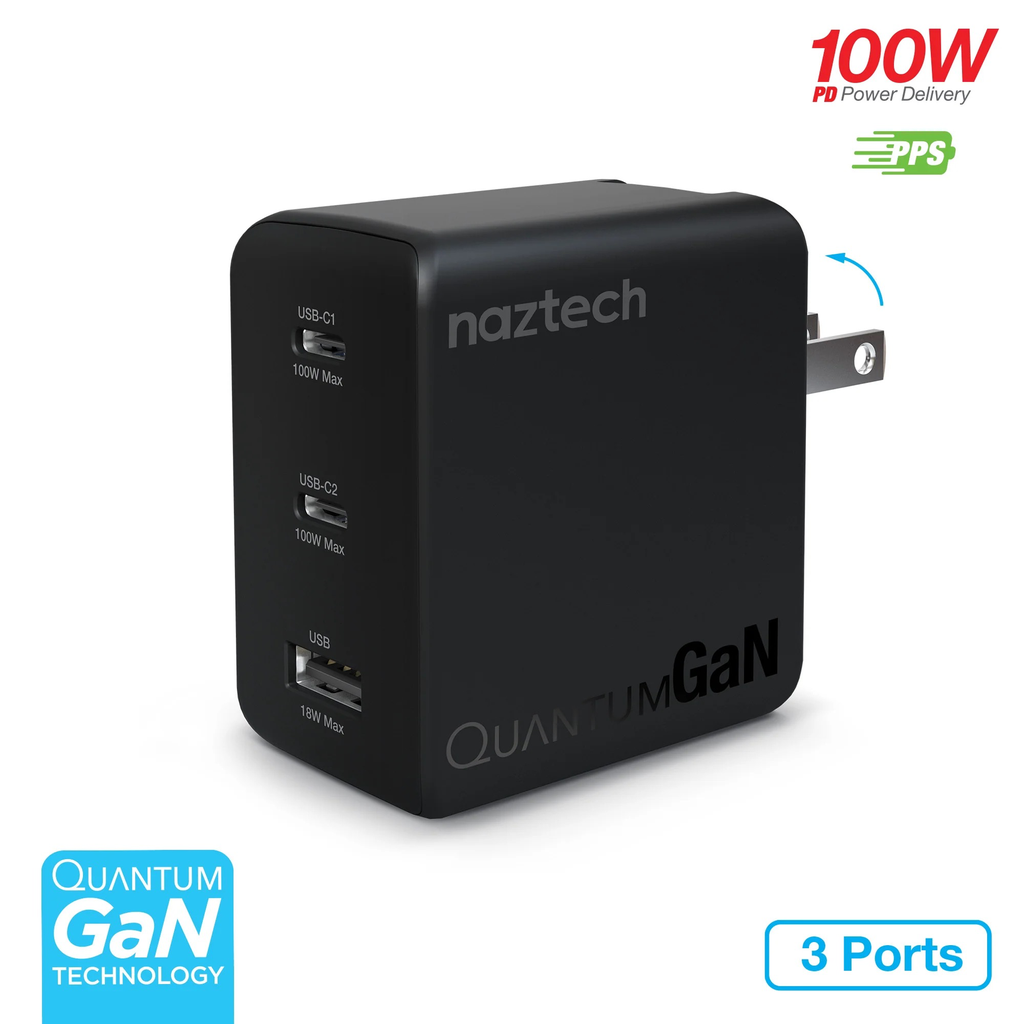 CARGADOR NAZTECH 100W NEXUS T100