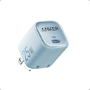 CARGADOR ANKER 25W NANO TIPO C CARGA SUPER RAPIDA IQ AZUL
