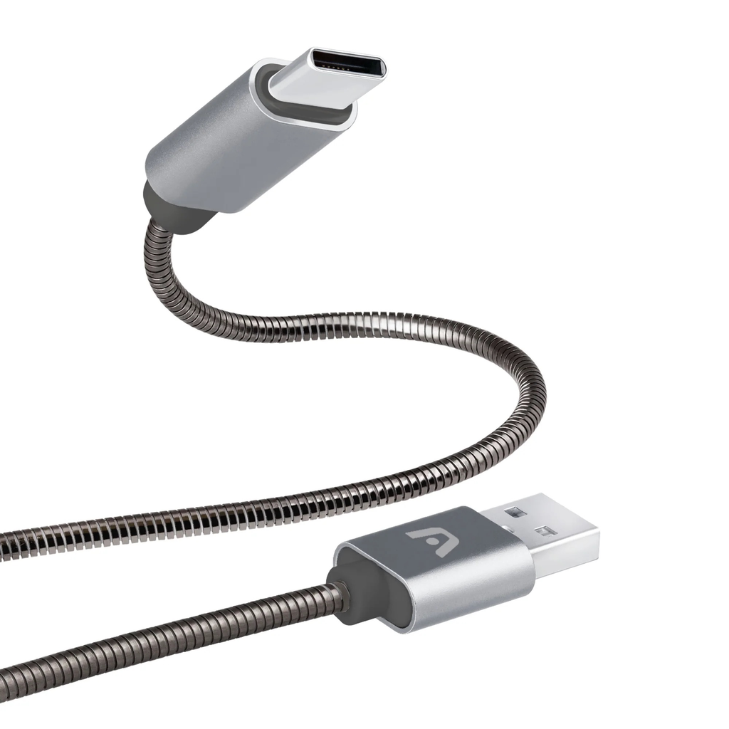 CABLE ARGOMTECH DE CARGA RÁPIDA TIPO-C A USB DE 1M METAL