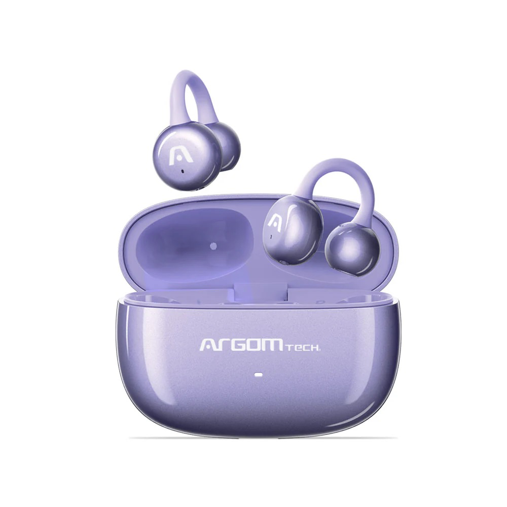 SKEIPODS ARGOMTECH E40 TRUE WIRELESS CANCELACION DE RUIDO  PURPURA OPEN EAR 