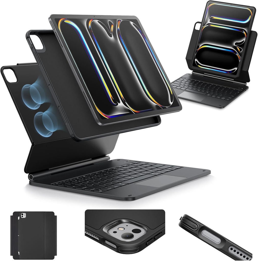 ESR Funda para iPad Pro de 13 Pulgadas con Teclado (M5/M4, 2025/2024)