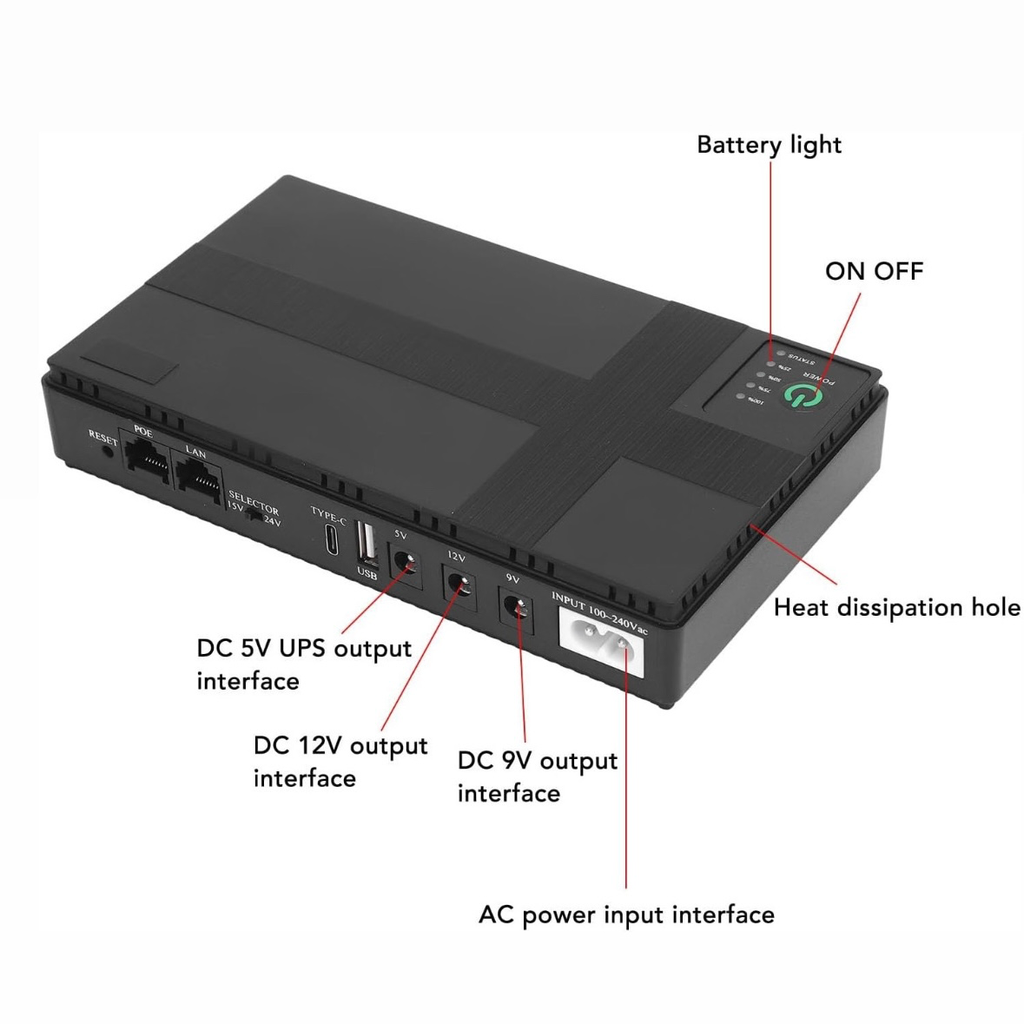 MINI UPS DC1018P 20.000mAh