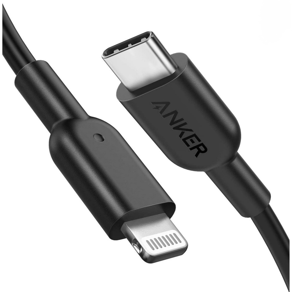 CABLE ANKER POWER LINE SELECT TIPO C - LIGHTNING 1.8M NEGRO