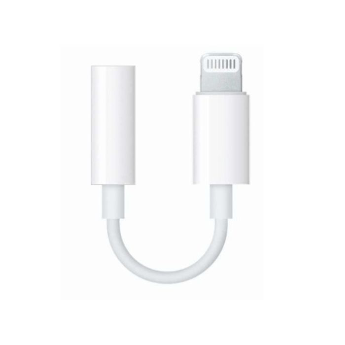 Adaptador Cable LIGHTNING a conector de audífonos de 3.5mm