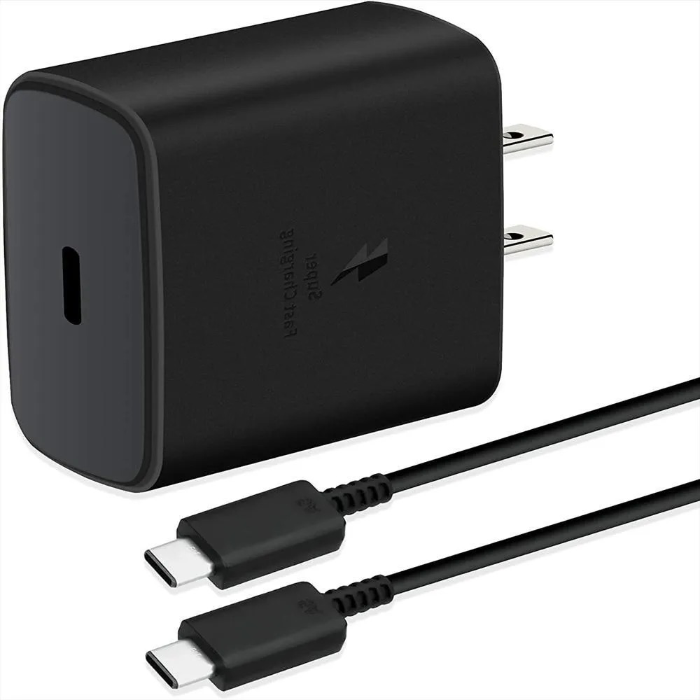CARGADOR SAMSUNG 50W + CABLE TIPO C  ORIGINAL