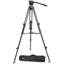 Kit E-Image Tripode de Video liviano: Cabezal fluido EH610R y Trípode AT610R con capacidad de carga de hasta 3Kg.