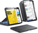 ESR Funda para iPad A16, funda para iPad de 11ª/10ª generación (2025/2022), cubierta vertical con soporte, múltiples ángulos de soporte NEGRO