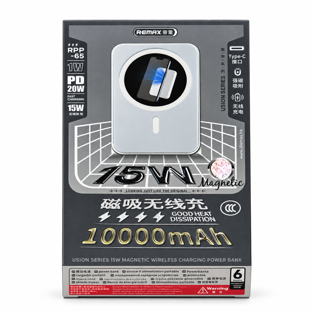 POWER BANK MAGNETICO 10000MAH REMAX