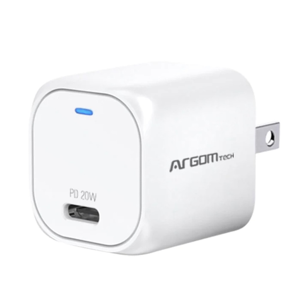 CARGADOR ARGOMTECH 20W NANO PD TIPO C 