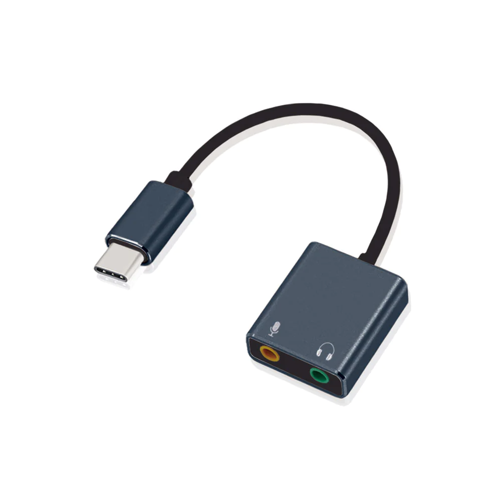 ADAPTADOR ARGOMTECH DE CABLE DE SONIDO ESTÉREO TIPO C
