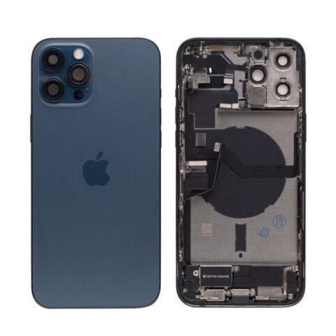 CARCAZA IPHONE 12 PRO AZUL ORIGINAL GRADO A 