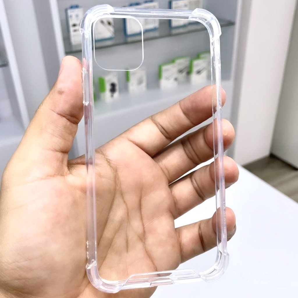 CASE TRANSPARENTE ANTI-GOLPE IPHONES VARIOS 