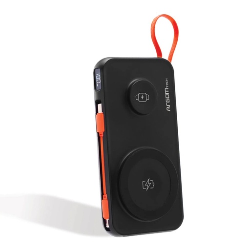 POWER BANK MAGNETICO ST10 ALUMINIO 10000MAH ARGOMTECH   