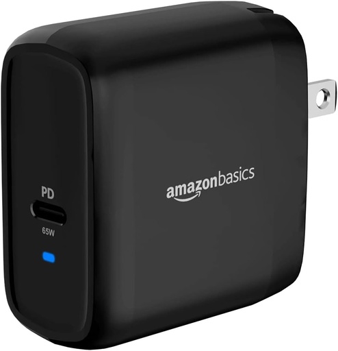 CARGADOR AMAZON BASIC 65W SUPER RAPIDO 