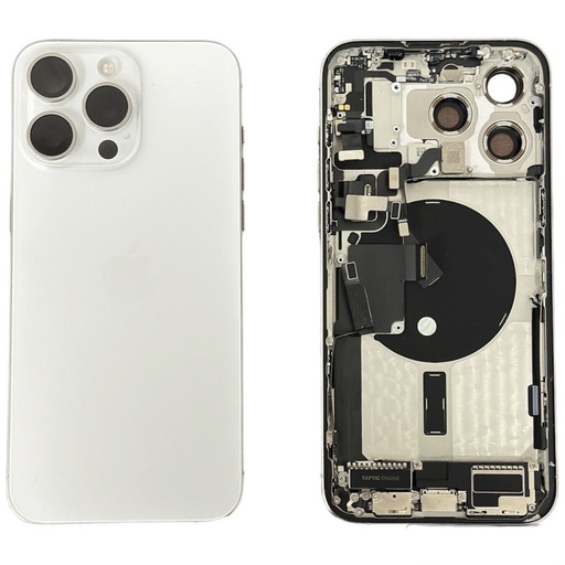 CARCAZA IPHONE 15 PRO MAX NATURAL TITANIUM GRADO A