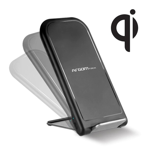 CARGADOR ARGOMTECH INALAMBRICO STAND KINETIC USB 10W