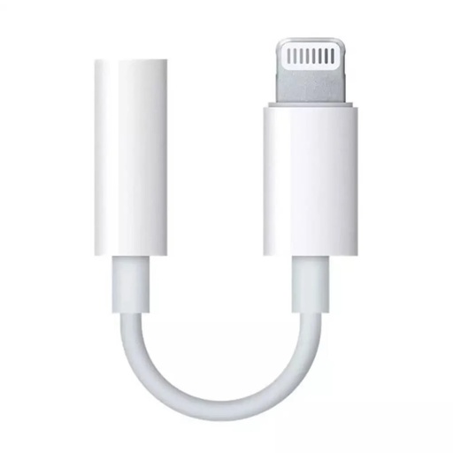 Adaptador Cable APPLE LIGHTNING a conector de audífonos de 3.5mm 