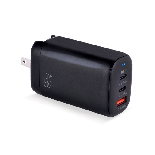 CARGADOR ARGOMTECH 65W VOLTA P8 TIPO C DOBLE  / USB 