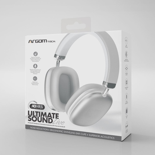 AURICULARES ARGOMTECH BLUETOOTH ULTIMATE SOUND LIVE 