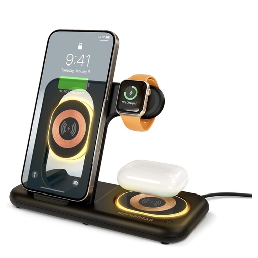 HYPERGEAR POWERFOLD  4  EN 1 WIRELESS CHARGER STAND 